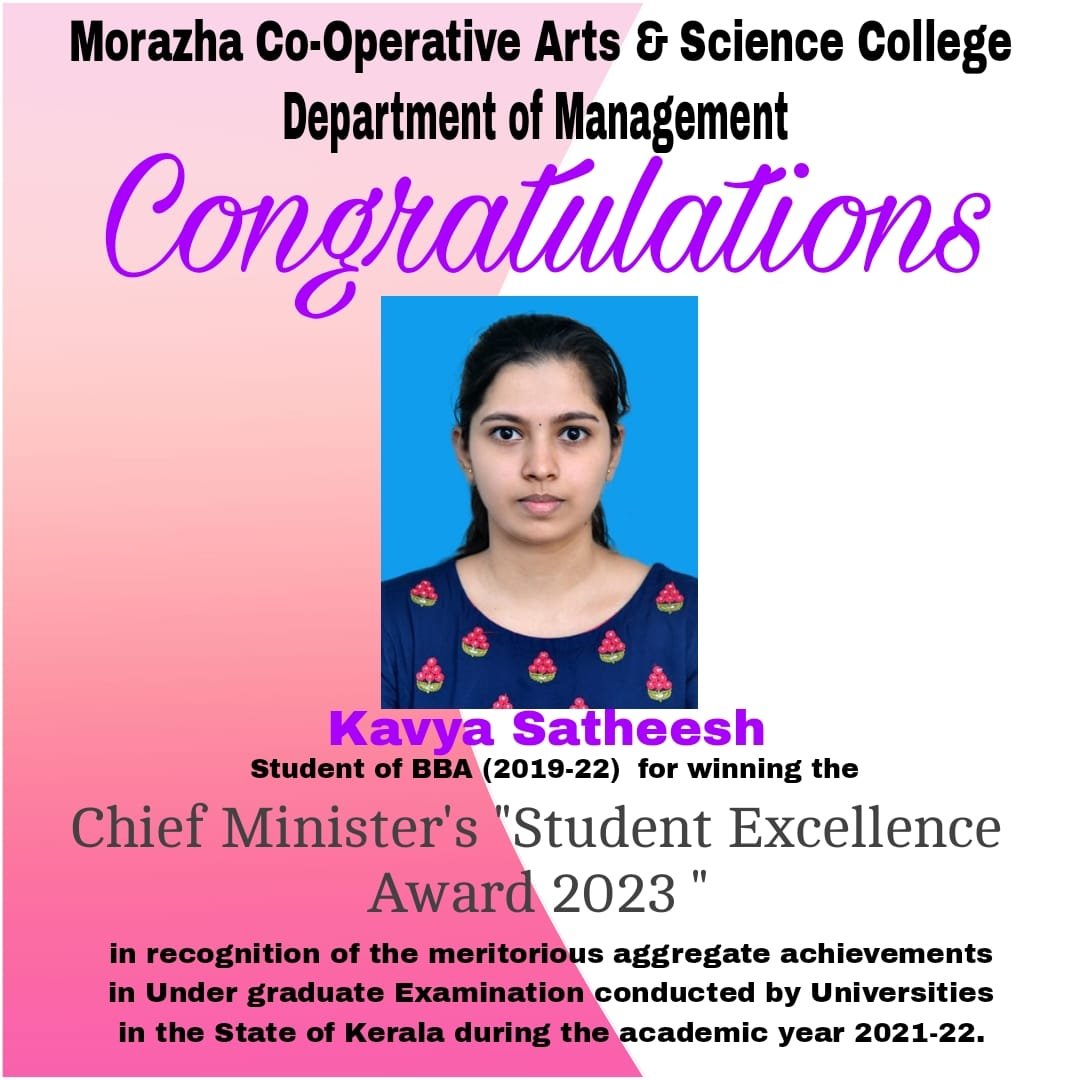 Honoured with the Chief Minister’s Excellence Award